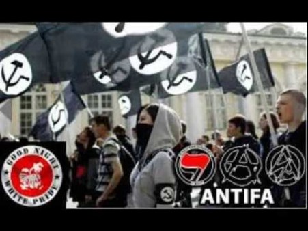 antifa commie flag
